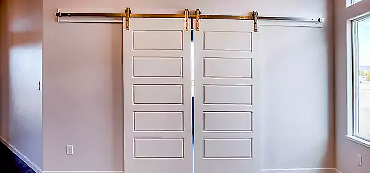 Glass Barn Door with Installation Hardware Kit Baytown