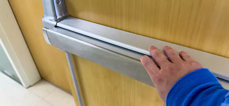 Installing a Push Bar on a Door Baytown